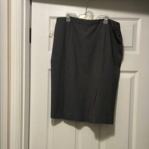 BCBGMaxAzria Dark Gray Pencil Skirt